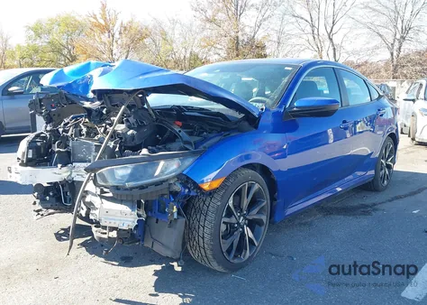2019 Honda Civic Sport z USA, uszkodzony, nr VIN 2HGFC2F85KH538218